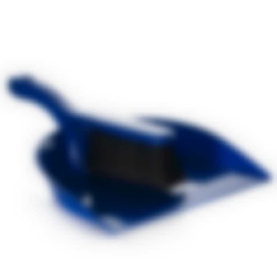 Щетка-сметка с совком ИДЕАЛ (синий)