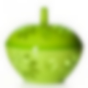 Сахарница "Соблазн" с крышкой (цвет зелёный)