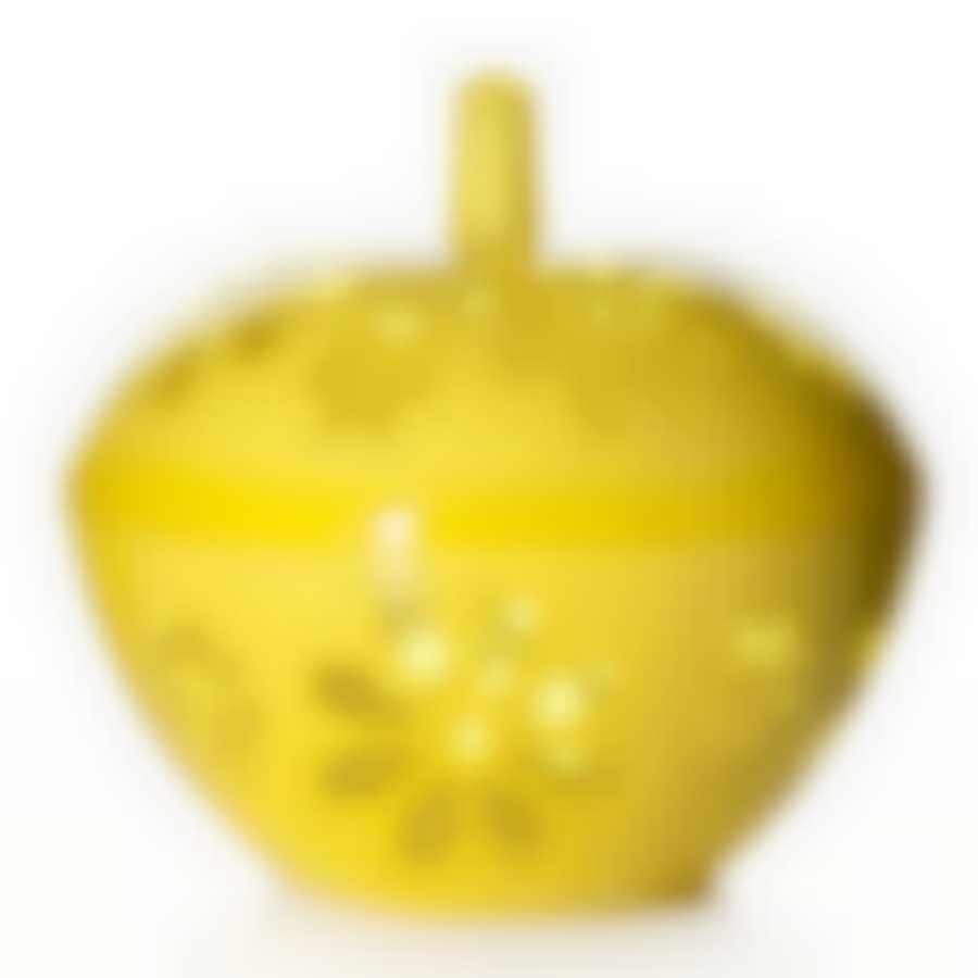 Сахарница "Соблазн" с крышкой (цвет жёлтый)