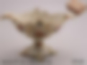 Фруктовница-ладья на ножке "КОРЕЙСКАЯ РОЗА" высота 22 см длина 34 см ширина 20 см