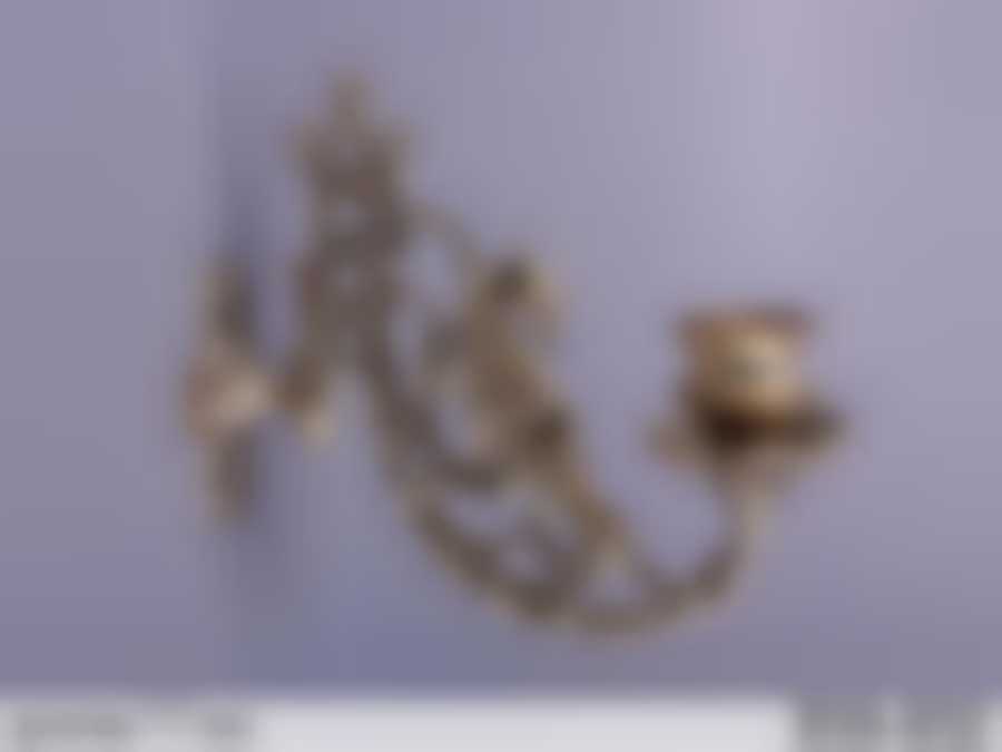 Подсвечник настенный "ДРАКОН" длина 17 см