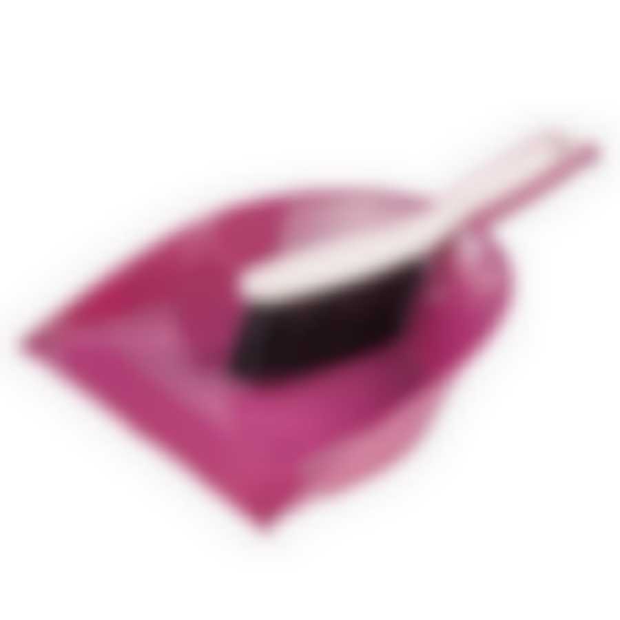 Щетка сметка (мягкая с совком) бордо