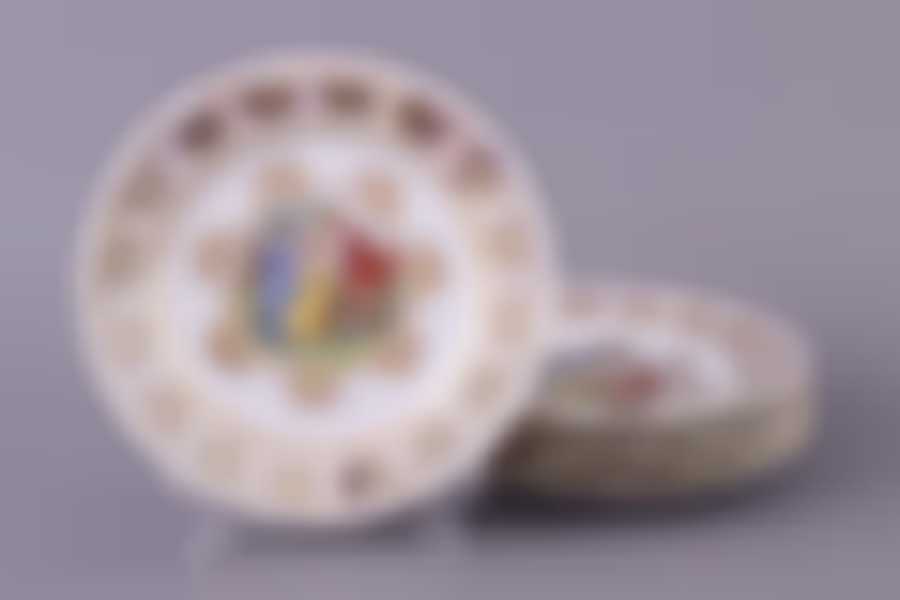 Набор тарелок закусочных (десертных) 6 шт Moritz Zdekauer Madonna, D=21 см