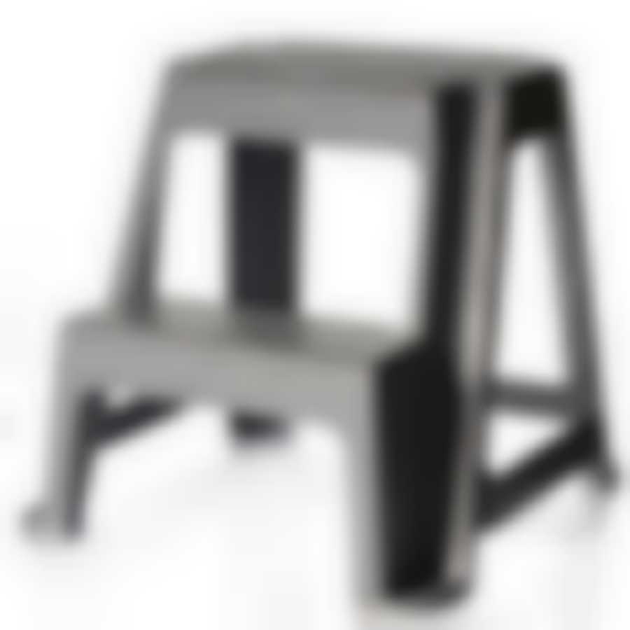 Табурет универсальный со ступенькой (серый)