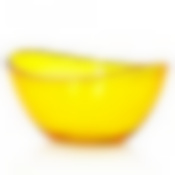 Салатник "КРИСТАЛЛ", объем 0,7 л (оранжевый прозрачный)