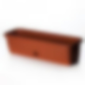 Балконный ящик с поддоном, 600 мм (терракотовый)