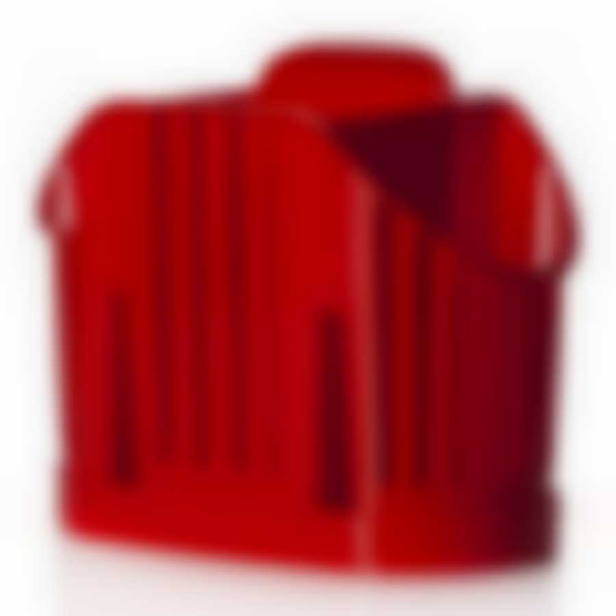 Сушилка для столовых приборов 3-х секционная (цвет красный)