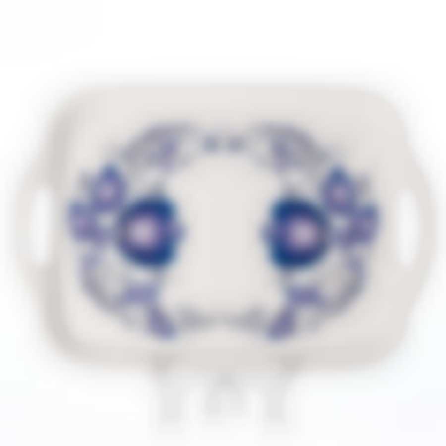 Поднос с рисунком "ДЕКО" (гжель)