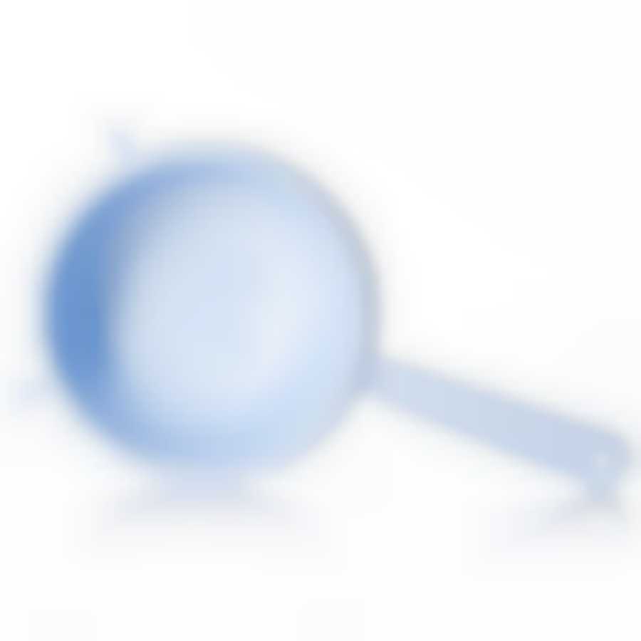 Дуршлаг с ручкой, диаметр 20 см (цвет голубой)