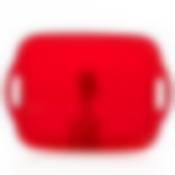 Поднос "КРИСТАЛЛ", 26х36 см (красный прозрачный)