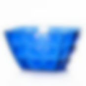 Салатник "КВАДРО", объем 0,75 л (синий прозрачный)