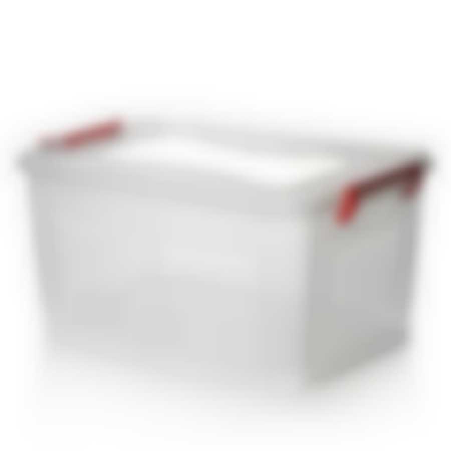 Контейнер для хранения прямоугольный 25 л 484х320х240 мм (прозрачный)