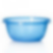 Набор мисок круглых, 6 штук, объем 0,4 л (цвет синий)