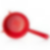 Дуршлаг с ручкой, диаметр 20 см (цвет красный)