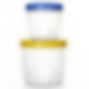 Набор банок с закручивающимися крышками, 0,5 л + 1 л (цвет в ассортименте)