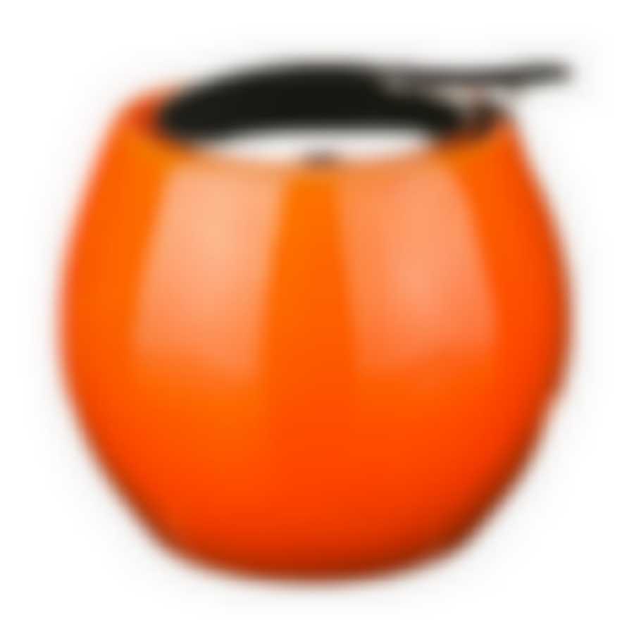 Сахарница с металлической крышкой