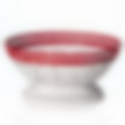 Сухарница круглая "Семь злаков Люкс" (цвет белый с красным)