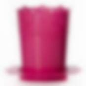 Кашпо с подставкой АЖУР, диаметр 115 мм, высота 155 мм (цвет малиновый)