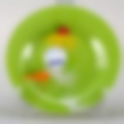 Тарелка десертная POP FLOWERS GREEN, диаметр 195 мм