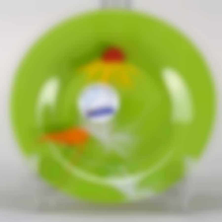 Тарелка десертная POP FLOWERS GREEN, диаметр 195 мм