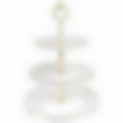 Ваза 3-х ярусная круглая Снежная королева 16,5*20*25,4 см (749226)