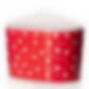 Хлебница овальная Горошек (бел. - крас.)