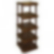 Полка в прихожую МАЛАЯ, 5 секций,310*307*837 мм (цвет коричневый)