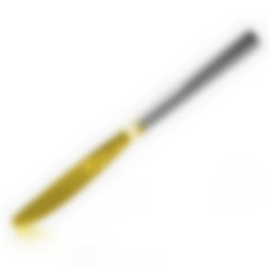 Нож десертный "Торжество" с частичным декоративным покрытием