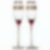 Набор бокалов под шампанское, 2 шт. "ГЛАМУР", красные (в сундуке)