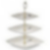 Ваза трехъярусная квадратная "Снежная Королева", 16,5 см/20 см/25,4 см