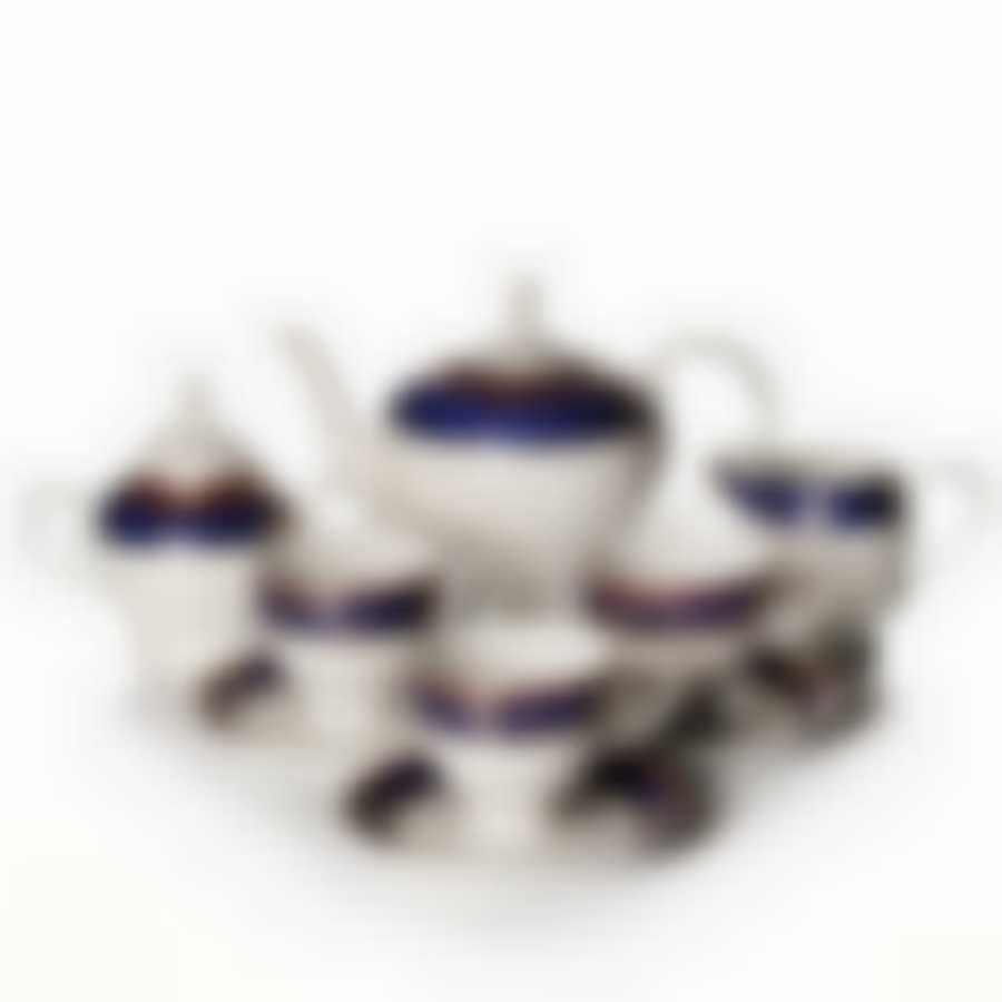 Чайный сервиз на 6 персон "Кобальт", 15 предметов