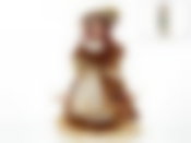 Кукла декоративная, фарфоровая "Антонина" 13*7,5*36,5см (с декоративными стразами и перьями) (подарочная упаковка)