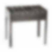 Мангал разборный, на высоких ножках 500*300*500 + 6 шампуров (Ж-026)