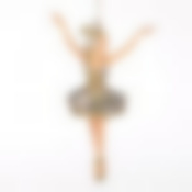 Елочная игрушка "БАЛЕРИНА" 12 см.без упак.