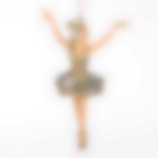 Елочная игрушка "БАЛЕРИНА" 12 см.без упак.