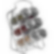 Набор емкостей для специй на наклонной подставке, 7 пр. PETRA NADOBA