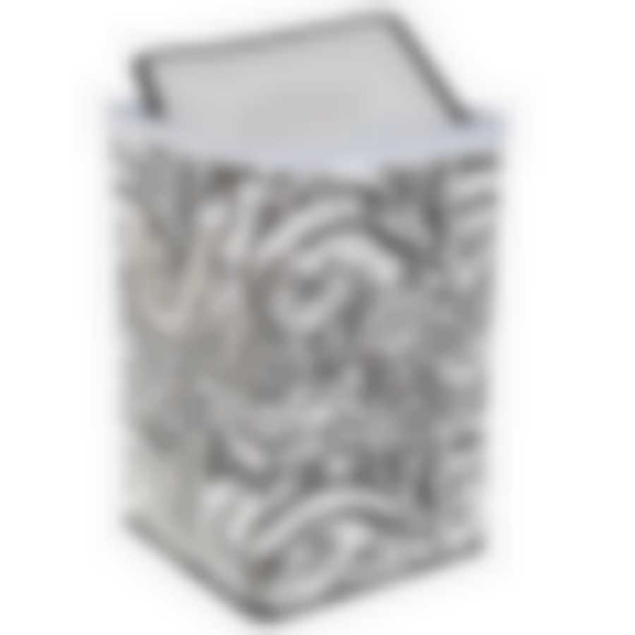 Корзина для белья складная White Clean Изящный сад, 35x35x55 см