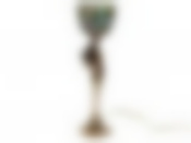 Лампа декоративная, настольная "Античный стиль" плафон-11*11*8,5см (11*11*41см) (цоколь-Е14 напряжение-250V, мощность 25W, провод-L=190см) (белая уп.)