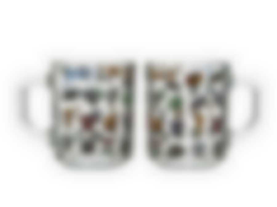 Кружка стеклянная "ФК Зенит" v=250мл (min12) (без подарочной упаковки)