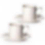 Кофейный набор на 2 персоны Best Home Porcelain Золотой дождь, 4 предмета