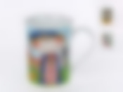 Кружка фарфоровая "Веселые игры" v=250мл (3вида)