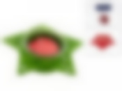 Подсвечник декоративный со свечой "Новогодняя звезда" 10*10*3см. (2вида) (искусственный войлок) (упаковочный пакет OPP)