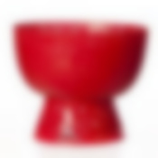 Фруктовница на ножке Мозаика (красный)