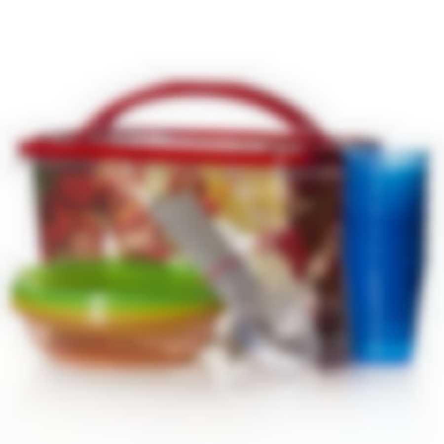 Набор для пикника "Гурман" 7л (6 персон) (цвет в ассортименте)