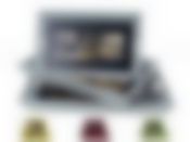 Поднос сервировочный, набор из 3 шт. "Римские каникулы" 38,5*24,5*5,5см/43*29,5*6см/48,5*33,5*5,5см (4вида) (дерево)