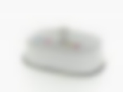 Масленка "Letters" 18,5*12,5*9см (керамика) (подарочная упаковка)