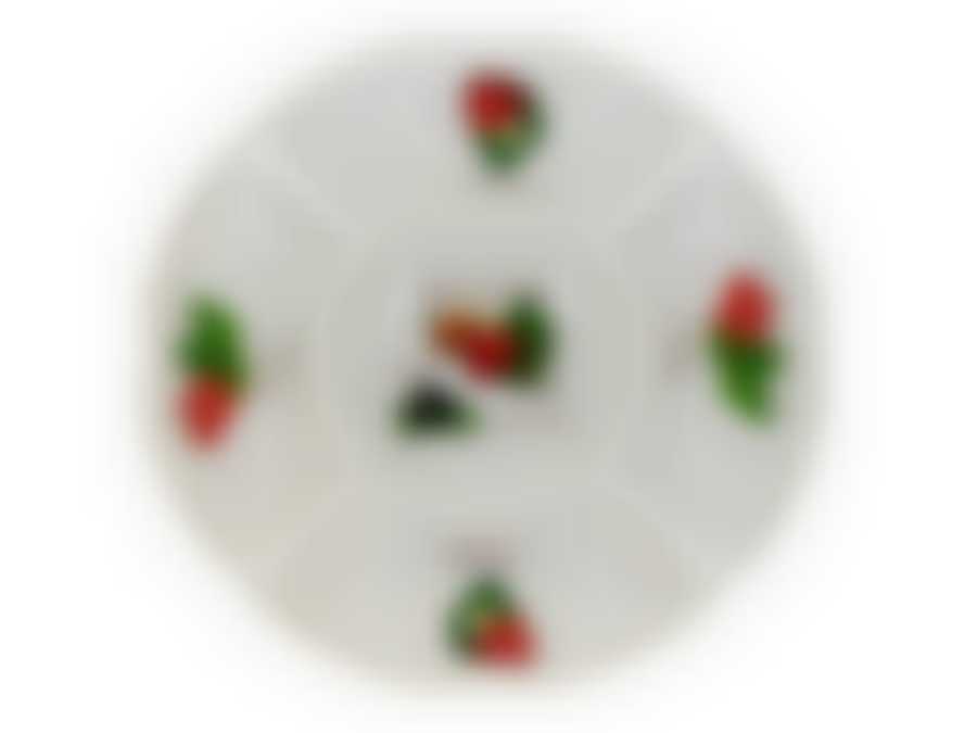 Менажница (5секций) "Садовая ягода"