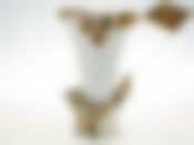 Ваза декоративная "Золотой павлин" h=33см (с декоративными стразами) (подарочная упаковка)