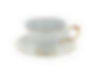 Чайный набор 2пр. "Белый танец" v=220мл (фарфор, с золотой каймой)