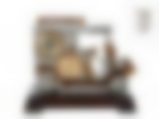 Часы настольные + термометр "Авто" 27*11*23 (d=7см батарейка-12F11)